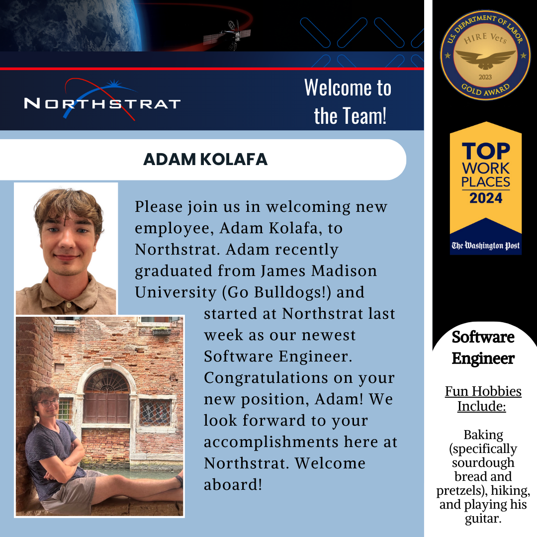 New Hire Adam Kolafa